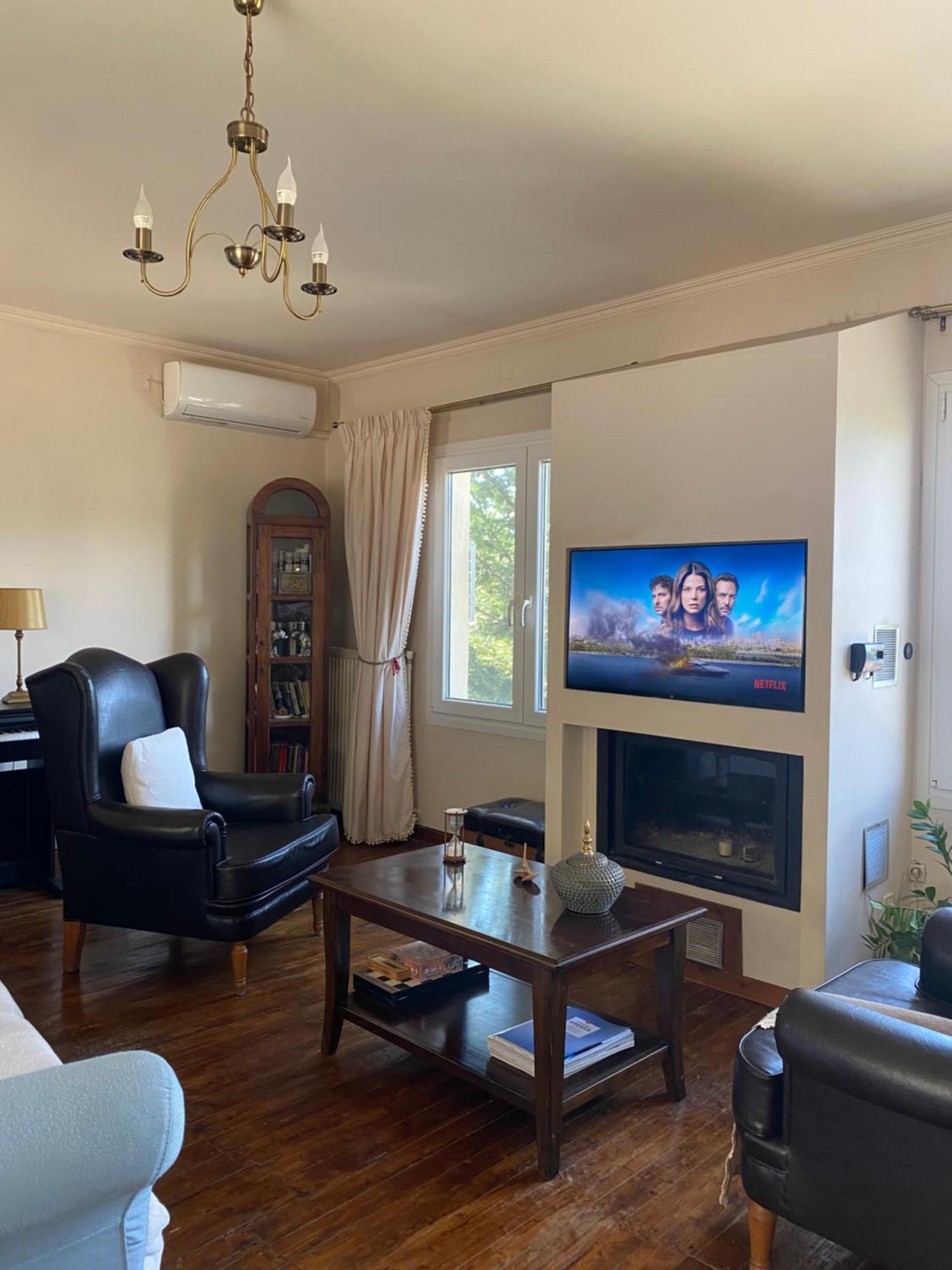 Lorantina Luxury Sea View Holiday House Close To Barbati & Ipsos Beach Spartylas Bagian luar foto